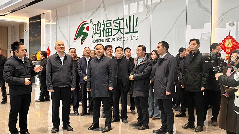 感受發展“加速度”，衡陽市領導深入衡山縣重大項目草莓视频网站下载實業現場觀摩